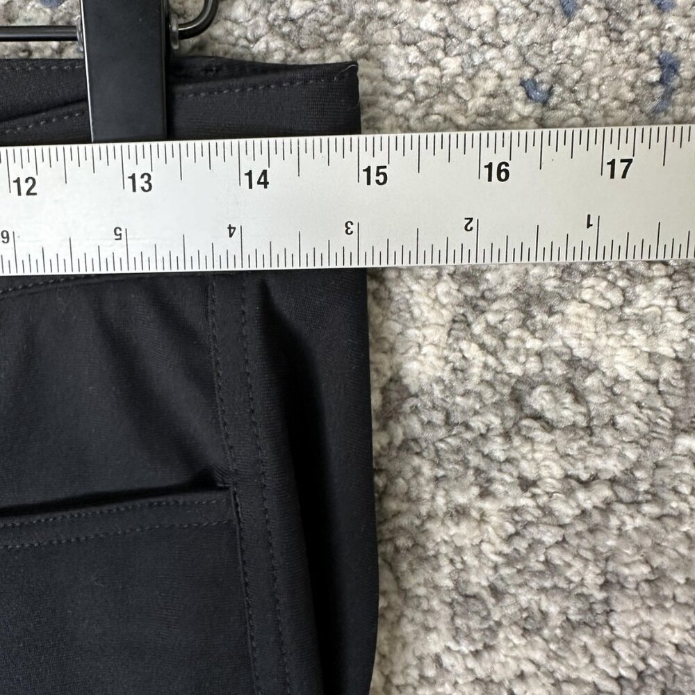 Lululemon Pants Womens 29 Black Hiking Tapered Leg Zip‎ Pocket Outdoor Woven - Picture 2 of 6